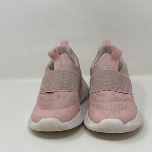 USED - Toddler Girls Cat & Jack Pink Sparkle Slip-On Sneakers Size 10